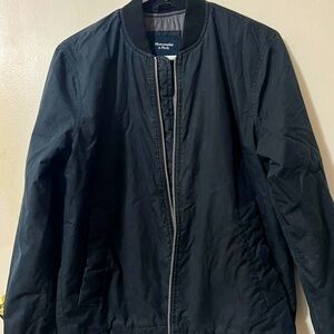 Abercrombie distressed bomber jacket